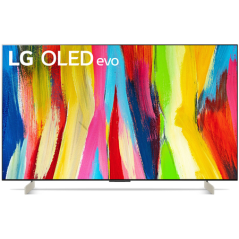 TV OLED LG OLED42C2 4K UHD 42'' SMART TV BLANC GRIS