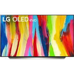 TV OLED LG 48C2 4K UHD 48'' SMART TV BLANC GRIS