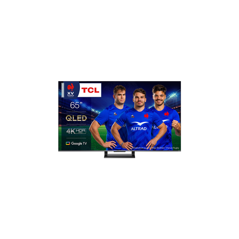 TV LED TCL QLED 65C735 65'''' 4K ULTRA HD 144 HZ AVEC GOOGLE TV ET GAME MASTER PRO