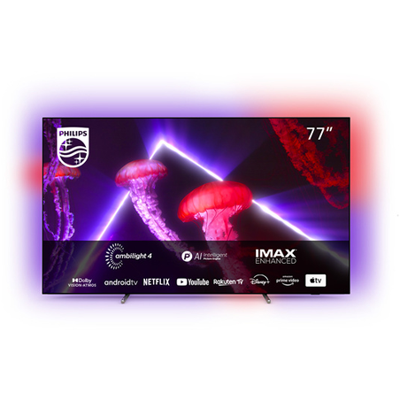 TV OLED PHILIPS TV PHILIPS 77OLED807 77'' OLED AMBILIGHT 4K UHD ANDROID TV