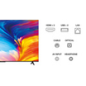 TV LED TCL TV TCL LED 75P635 190CM 4K ULTRA HD HDR GOOGLE TV