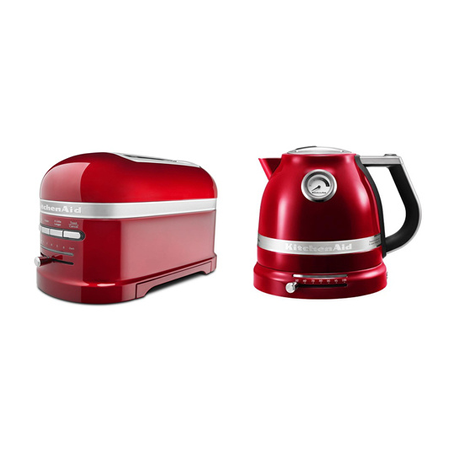 Ensemble petit déjeuner KITCHENAID GRILLE PAIN + BOUILLOIRE POMME DAMOUR