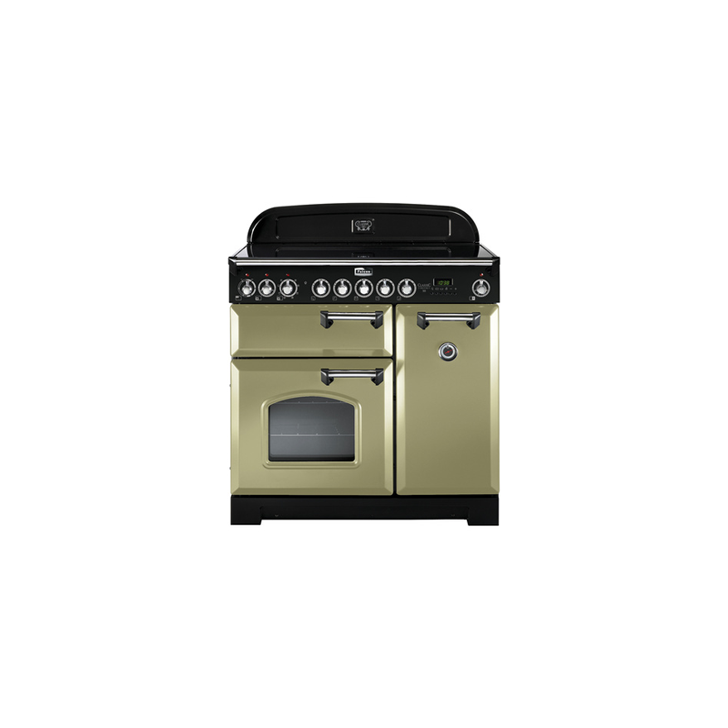 Cuisinière induction FALCON VERT OLIVE CHROME 90 CM INDUCTION CDL90EIOG/C-EU