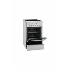 Cuisinière vitrocéramique EXQUISIT ECM 8-4 BZ INOX - CUISINIÈRE - POSE LIBRE - LARGEUR : 50 CM - PROFONDEUR : 62 CM
