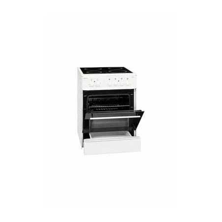 Cuisinière vitrocéramique EXQUISIT ECM6-4 - CUISINIÈRE - POSE LIBRE - LARGEUR : 60 CM - PROFONDEUR : 62 CM - HAUTEUR : 83 CM