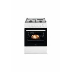 Cuisinière mixte ELECTROLUX LKM624088W - CUISINIÈRE - POSE LIBRE - LARGEUR : 60 CM - PROFONDEUR : 60 CM - HAUTEUR : 88.9 CM