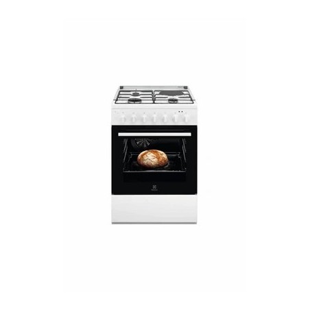 Cuisinière mixte ELECTROLUX LKM624088W - CUISINIÈRE - POSE LIBRE - LARGEUR : 60 CM - PROFONDEUR : 60 CM - HAUTEUR : 88.9 CM