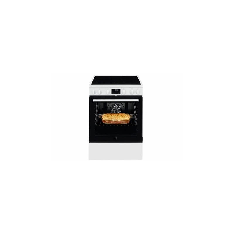 Cuisinière vitrocéramique ELECTROLUX SURROUNDCOOK 600 LKR64850AW - CUISINIÈRE - POSE LIBRE - LARGEUR : 59.6 CM