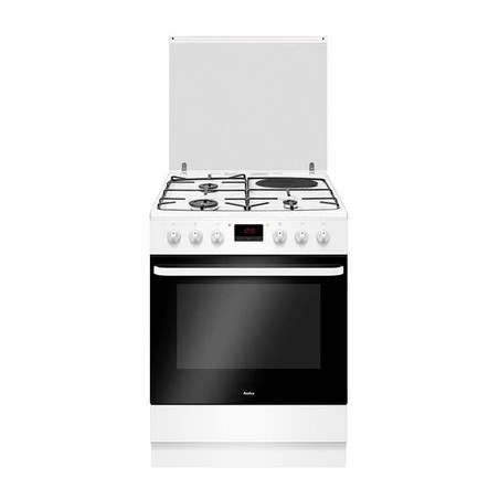 Cuisinière mixte AMICA ACM7037B - CUISINIÈRE - POSE LIBRE - LARGEUR : 60 CM - PROFONDEUR : 60 CM - HAUTEUR : 85 CM