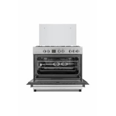 Cuisinière mixte CONTINENTAL EDISON CECP9060IXD - CUISINIÈRE - POSE LIBRE - LARGEUR : 89.8 CM - PROFONDEUR : 60.1 CM