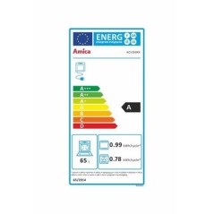 Cuisinière mixte AMICA CUISINIÈRE VITROCÉRAMIQUE 65L 4 FEUX INOX ACV3504X