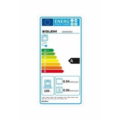 Cuisinière mixte GLEM GE960CBIX2 - CUISINIÈRE - POSE LIBRE - LARGEUR : 90 CM - PROFONDEUR : 60 CM - HAUTEUR : 91 CM