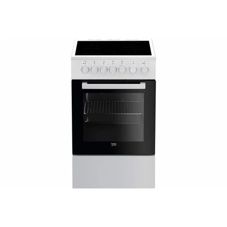 Cuisinière vitrocéramique BEKO FSS57100GW - CUISINIÈRE - POSE LIBRE - LARGEUR : 50 CM - PROFONDEUR : 60 CM - HAUTEUR : 85 CM