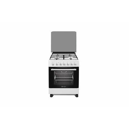 Cuisinière mixte WIGGO CUISINIÈRE MIXTE | MODÈLE WO-E605R (XX) | 60CM | BLANC | 4 FOYERS | 1 FOUR DE 66 LITRES