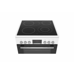 Cuisinière vitrocéramique BOSCH SERIES 4 HKR39C220 66L ÉLECTRIQUE VITROCÉRAMIQUE AUTONOME BLANC