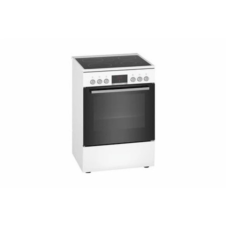 Cuisinière vitrocéramique BOSCH SERIES 4 HKR39C220 66L ÉLECTRIQUE VITROCÉRAMIQUE AUTONOME BLANC