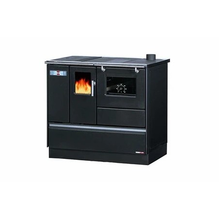 Cuisinière mixte SANNOVER CUISINIÈRE GRANULÉS AVEC FOUR CHAUFFAGE SEUL 8 KW GRIS ANTHRACITE