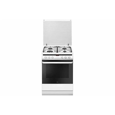 Cuisinière mixte AMICA CUISINIÈRE MIXTE 618GEH3.33HZPTAN(W) 62L GRIL CHALEUR PULSÉE ÉCRAN ÉCLAIRAGE INTÉRIEUR BLANC