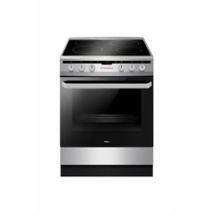 Cuisinière vitrocéramique AMICA CUISINIÈRE VITROCÉRAMIQUE 618CE3.333HTAQ 2000W 65L ÉLECTRIQUE ACIER INOXYDABLE NOIR