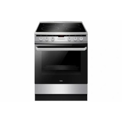 Cuisinière vitrocéramique AMICA CUISINIÈRE VITROCÉRAMIQUE 618CE3.333HTAQ 2000W 65L ÉLECTRIQUE ACIER INOXYDABLE NOIR