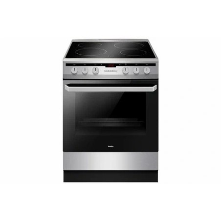 Cuisinière vitrocéramique AMICA CUISINIÈRE VITROCÉRAMIQUE 618CE3.333HTAQ 2000W 65L ÉLECTRIQUE ACIER INOXYDABLE NOIR