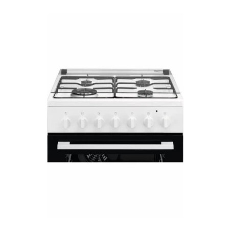 Cuisinière mixte GENERIQUE CUISINIÈRE MIXTE ELECTROLUX LKK620000W 4 FOYERS 54L ÉLECTRIQUE BOUTON GRIL BLANC