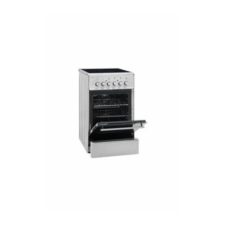 Cuisinière vitrocéramique EXQUISIT ECM 8-4 BZ INOX - CUISINIÈRE - POSE LIBRE - LARGEUR : 50 CM - PROFONDEUR : 62 CM