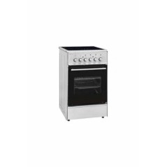 Cuisinière vitrocéramique EXQUISIT ECM 8-4 BZ INOX - CUISINIÈRE - POSE LIBRE - LARGEUR : 50 CM - PROFONDEUR : 62 CM