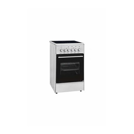 Cuisinière vitrocéramique EXQUISIT ECM 8-4 BZ INOX - CUISINIÈRE - POSE LIBRE - LARGEUR : 50 CM - PROFONDEUR : 62 CM