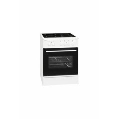 Cuisinière vitrocéramique EXQUISIT ECM6-4 - CUISINIÈRE - POSE LIBRE - LARGEUR : 60 CM - PROFONDEUR : 62 CM - HAUTEUR : 83 CM