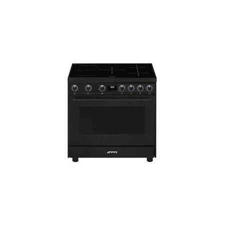Cuisinière induction SMEG MASTER C91IEA9 - CUISINIÈRE - POSE LIBRE - LARGEUR : 89.8 CM - PROFONDEUR : 65.1 CM