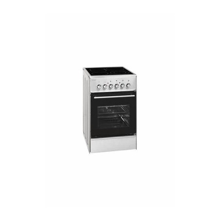 Cuisinière vitrocéramique EXQUISIT ECM 5-4 BZ INOX - CUISINIÈRE - POSE LIBRE - LARGEUR : 48.5 CM - PROFONDEUR : 55 CM