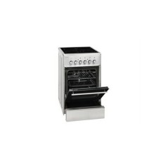 Cuisinière vitrocéramique EXQUISIT ECM 5-4 BZ INOX - CUISINIÈRE - POSE LIBRE - LARGEUR : 48.5 CM - PROFONDEUR : 55 CM