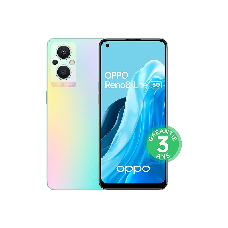 Oppo Reno 8 Lite 5G Blanc - 128 Go - 8 Go