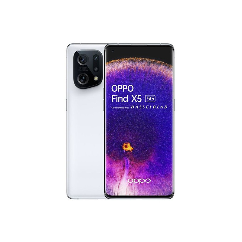 Oppo Find X5 5G Blanc - 256 Go - 8 Go Oppo Find X5 5G Blanc - 256 Go - 8 Go