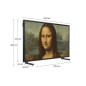 TV Samsung The Frame QE55LS03B 55'' QLED 4K UHD Smart TV Noir 2022 TV Samsung The Frame QE55LS03B 55'' QLED 4K UHD Smart TV Noir 2022