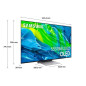 TV Samsung OLED QE55S95B 4K UHD 55" Smart TV 2022 Argent
