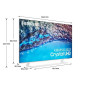 TV LED Samsung Crystal 43BU8510 109 cm 4K UHD 2022 Blanc