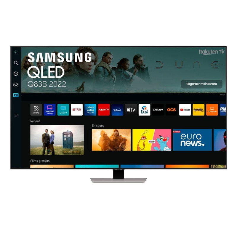 TV SAMSUNG QLED QE65Q83B 4K UHD 65'' 2022 Argent TV SAMSUNG QLED QE65Q83B 4K UHD 65'' 2022 Argent