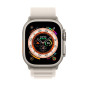 Apple Watch Ultra + Cellular, boîtier Titane 49mm avec Boucle Alpine Lumière Stellaire Taille L Apple Watch Ultra + Cellular, boîtier Titane 49mm avec Boucle Alpine Lumière Stellaire Taille L