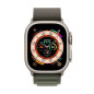 Apple Watch Ultra + Cellular, boîtier Titane 49mm avec Boucle Alpine Vert Taille L Apple Watch Ultra + Cellular, boîtier Titane 49mm avec Boucle Alpine Vert Taille L