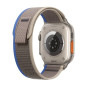 Apple Watch Ultra + Cellular, boîtier Titane 49mm avec Boucle Trail Bleu / Gris Taille M/L Apple Watch Ultra + Cellular, boîtier Titane 49mm avec Boucle Trail Bleu / Gris Taille M/L