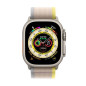 Apple Watch Ultra + Cellular, boîtier Titane 49mm avec Boucle Trail Jaune / Beige Taille M/L Apple Watch Ultra + Cellular, boîtier Titane 49mm avec Boucle Trail Jaune / Beige Taille M/L