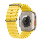 Apple Watch Ultra + Cellular, boîtier Titane 49mm avec Bracelet Océan Jaune Apple Watch Ultra + Cellular, boîtier Titane 49mm avec Bracelet Océan Jaune