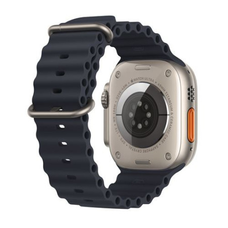 Apple Watch Ultra + Cellular, boîtier Titane 49mm avec Bracelet Océan Minuit