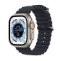 Apple Watch Ultra + Cellular, boîtier Titane 49mm avec Bracelet Océan Minuit Apple Watch Ultra + Cellular, boîtier Titane 49mm avec Bracelet Océan Minuit