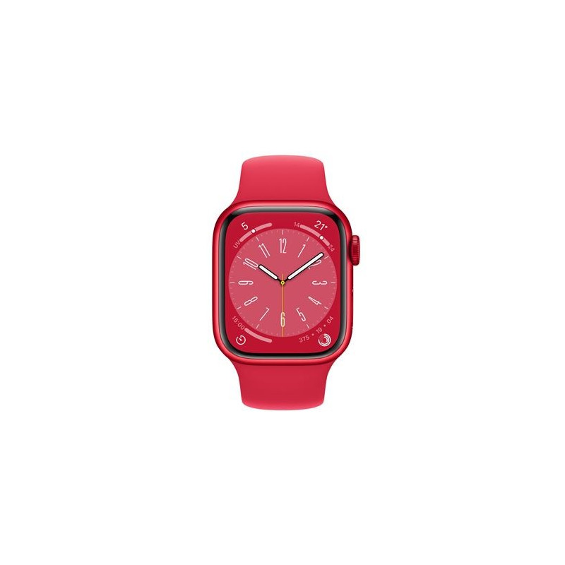 Apple Watch Series 8 GPS, boîtier Aluminium (PRODUCT)RED 41mm avec Bracelet (PRODUCT)RED Apple Watch Series 8 GPS, boîtier Aluminium (PRODUCT)RED 41mm avec Bracelet (PRODUCT)RED