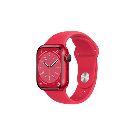 Apple Watch Series 8 GPS, boîtier Aluminium (PRODUCT)RED 45mm avec Bracelet (PRODUCT)RED