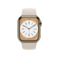 Apple Watch Series 8 GPS + Cellular, boîtier Acier inoxydable or 41mm avec Boucle Milanaise Or Apple Watch Series 8 GPS + Cellular, boîtier Acier inoxydable or 41mm avec Boucle Milanaise Or