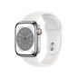Apple Watch Series 8 GPS + Cellular, boîtier Aluminium Lumière Stellaire 41mm avec Bracelet Lumière Stellaire Apple Watch Series 8 GPS + Cellular, boîtier Aluminium Lumière Stellaire 41mm avec Bracelet Lumière Stellaire